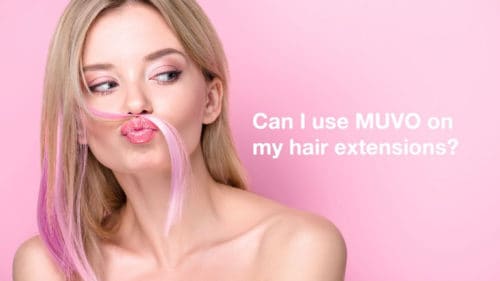Kan ik MUVO op mijn haarextensies gebruiken?