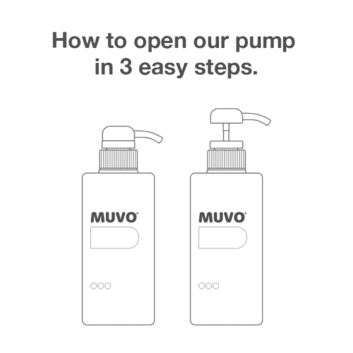 How to open our pump in 3 easy steps