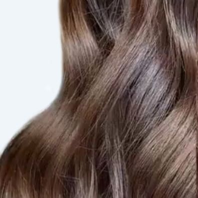 Brunette model 4 back of hair after shot