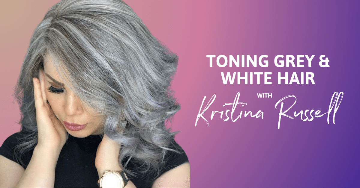 Toning grey and white hair. Blog Banner