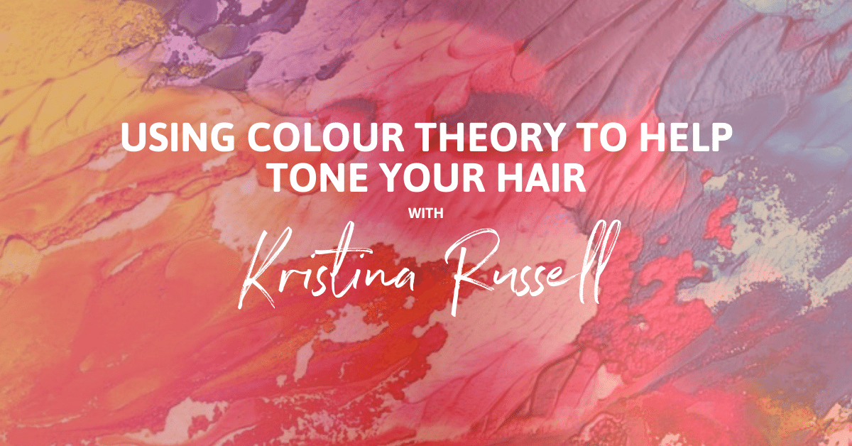 Using colour theory to help tone your hair