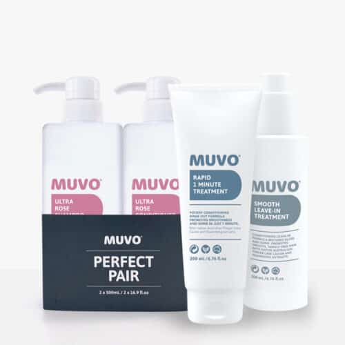 Ultra Rose Shampoo 500ml, Ultra Rose Conditioner 500ml, Rapid 200ml tube, Smooth  200ml pump
