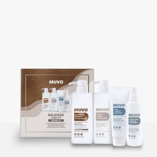 Balayage Care Kit for Brunettes. Includes Balayage Shampoo For Brunettes, Totally Naked Conditioner, Rapid Treatment, Revolution Spray.