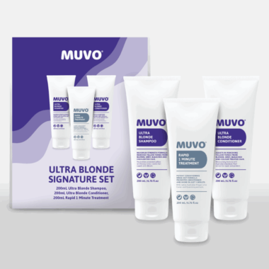 Ultra Blonde Signature Set - Ultra Blonde Shampoo 200ml, Ultra Blonde Conditioner 200ml, Rapid 1 Minute Treatment 200ml
