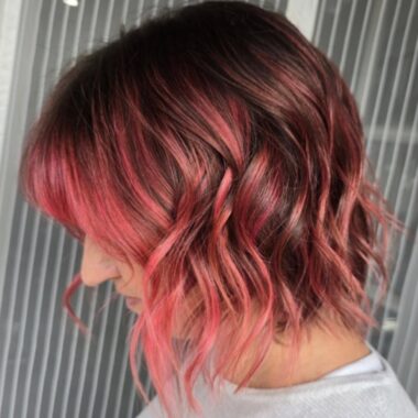 Wild Berry Hair side view