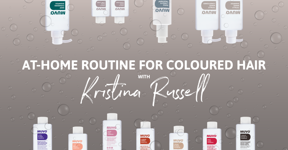 At-Home routine for coloured hair by Kristina Russell